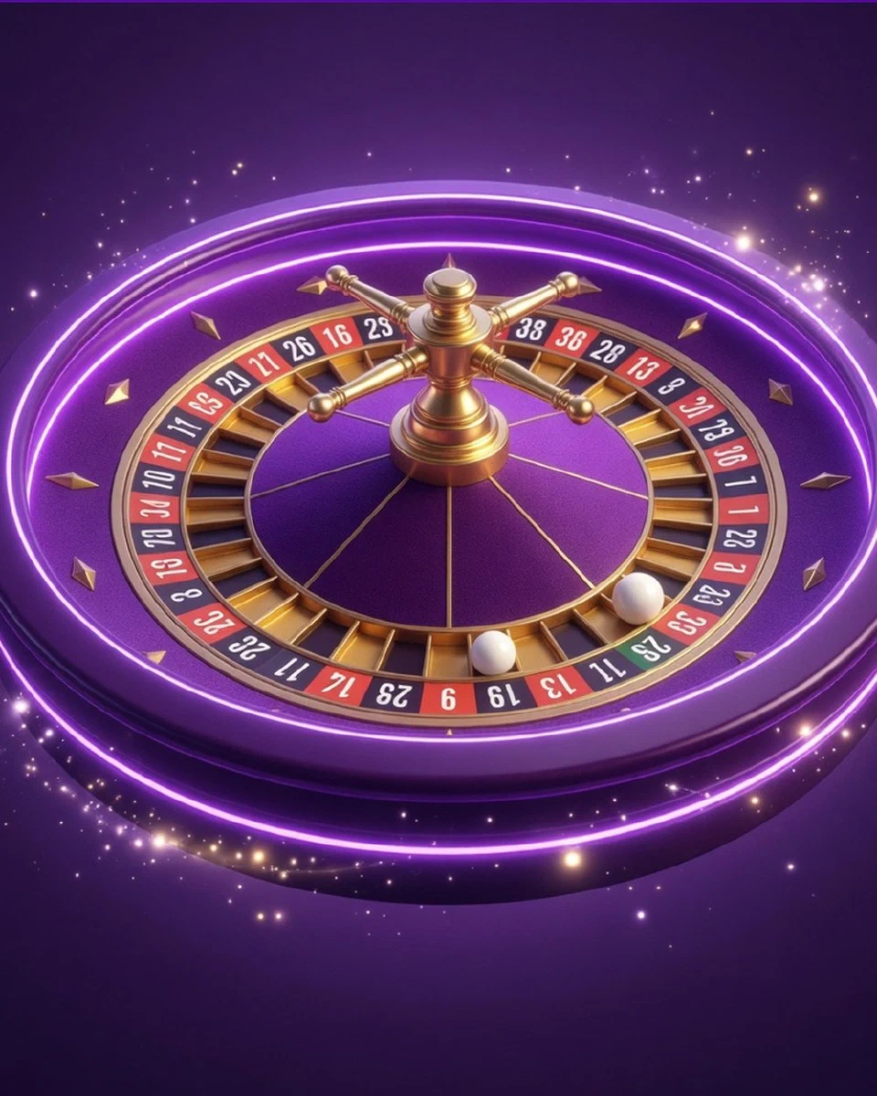 Ruleta en vivo con la bola en movimiento bajo luces de estudio
